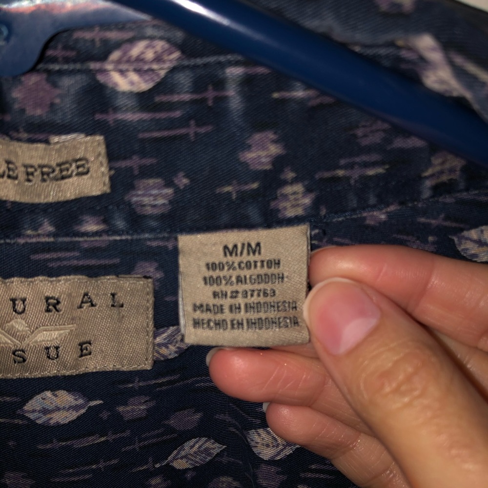 Natural issue button up - Picture 2 of 2